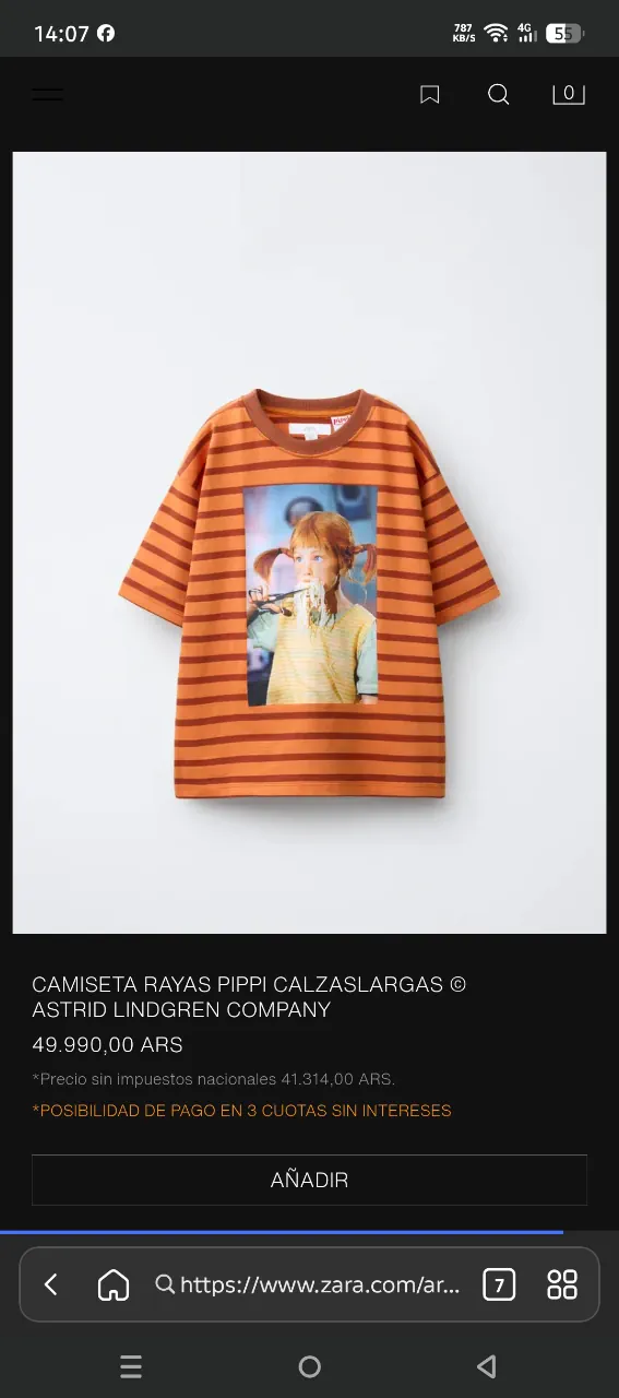 Remera Zara - imagen 5