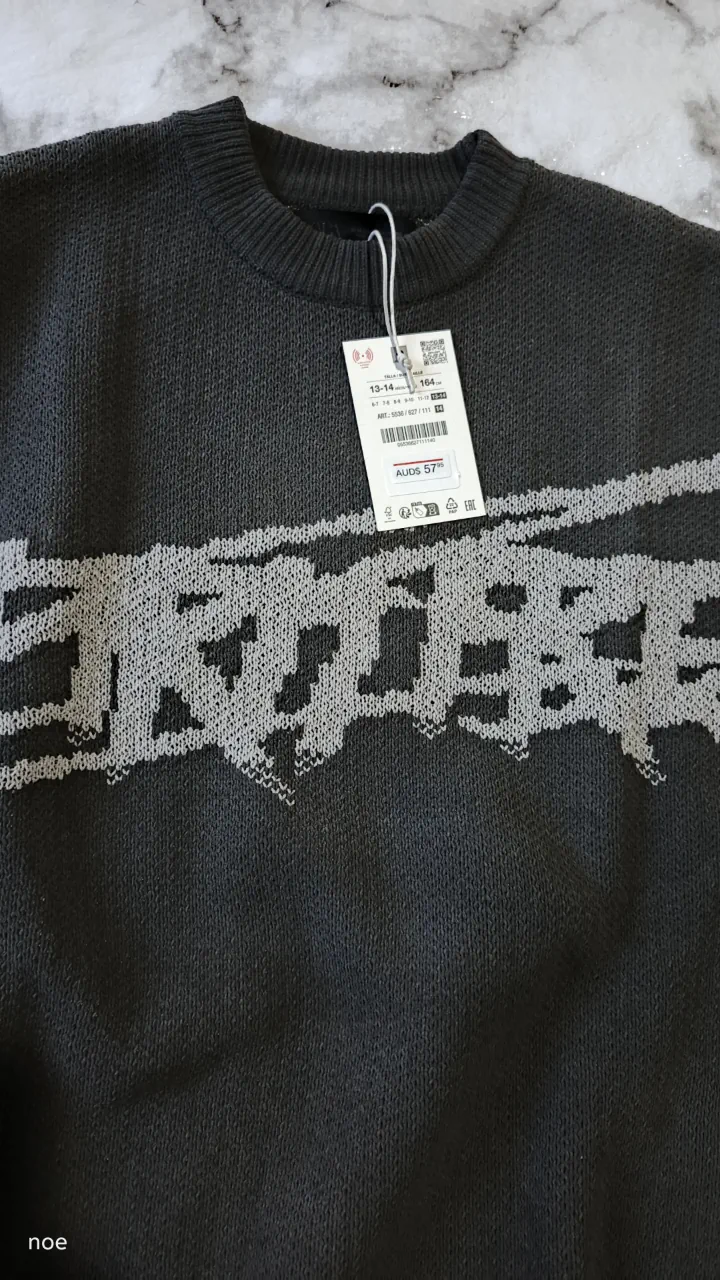 Sweater de cuello redondo Zara - imagen 2
