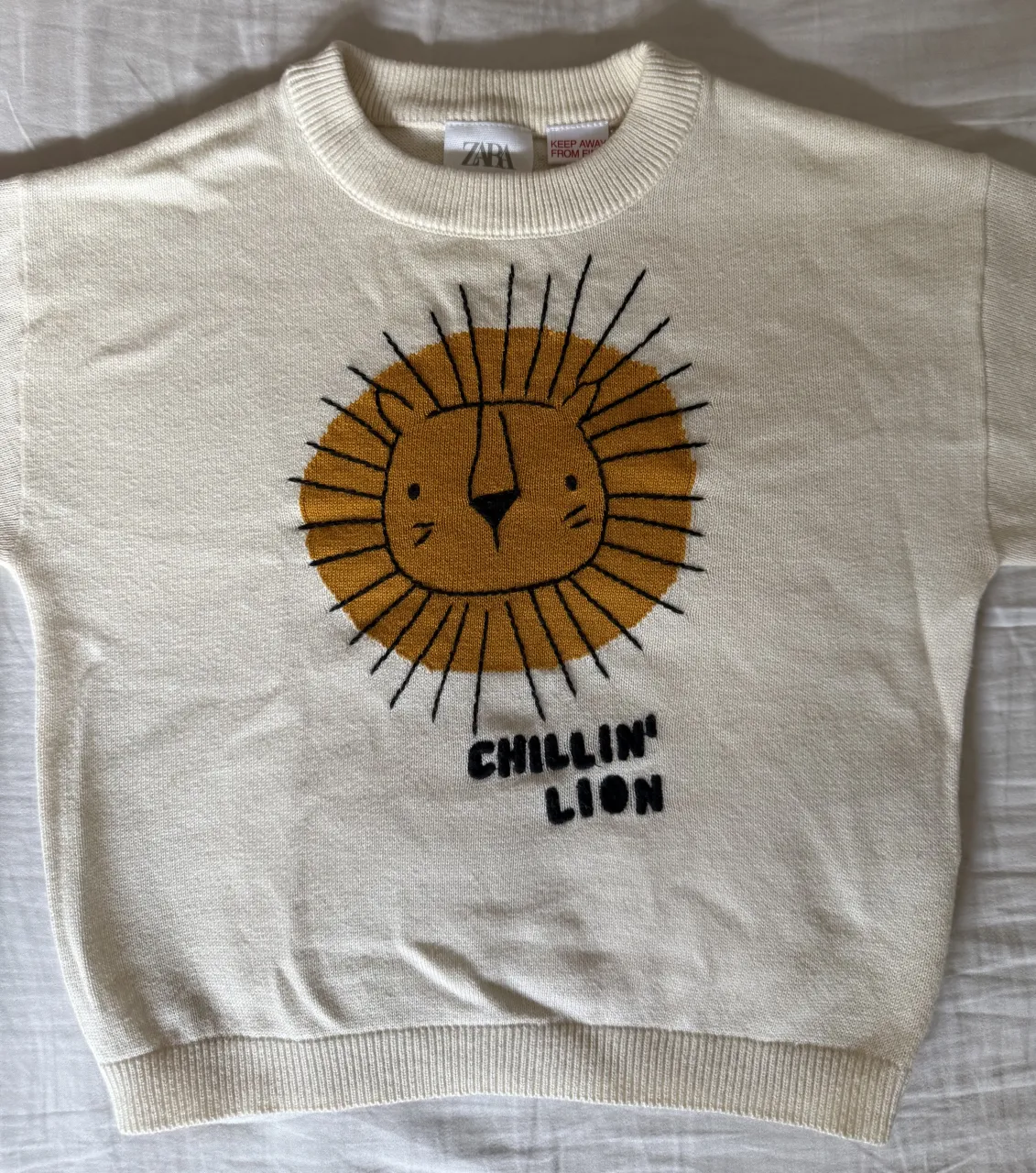 Sweater de cuello redondo Zara · Talle 24–36 meses / 92 cm