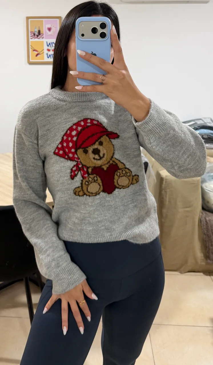 Sweater de cuello redondo Zara - imagen 2