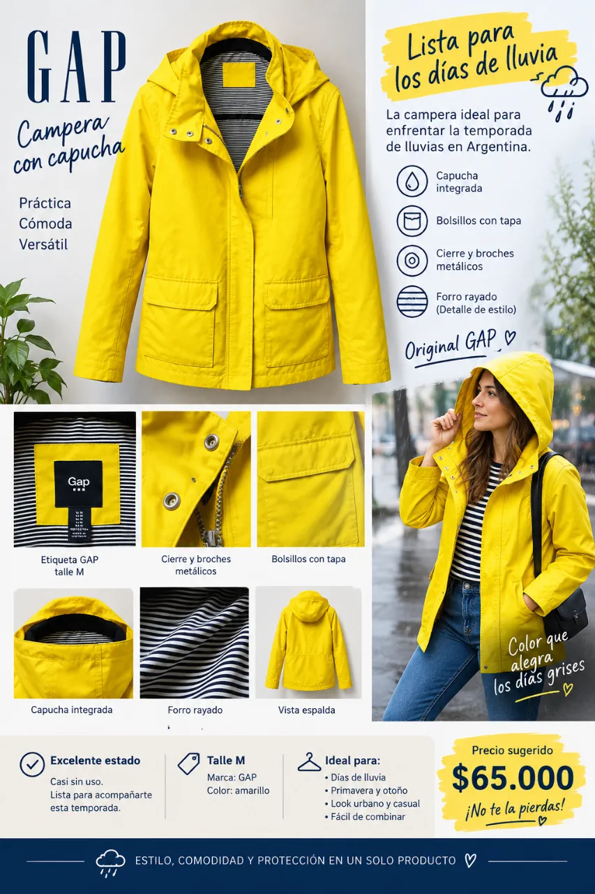 Impermeable GAP - imagen 1