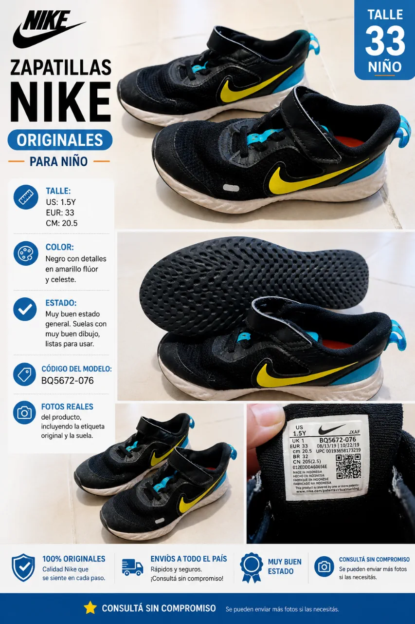 Nike · Talle AR 33