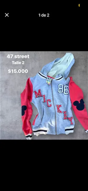 47 Street · Talle 13 años / 158 cm