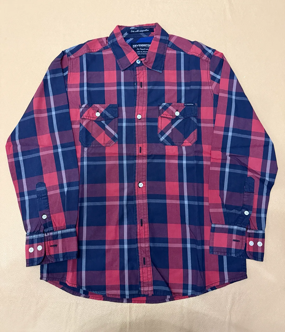 Camisa manga larga Kevingston · Talle 14 años / 164 cm