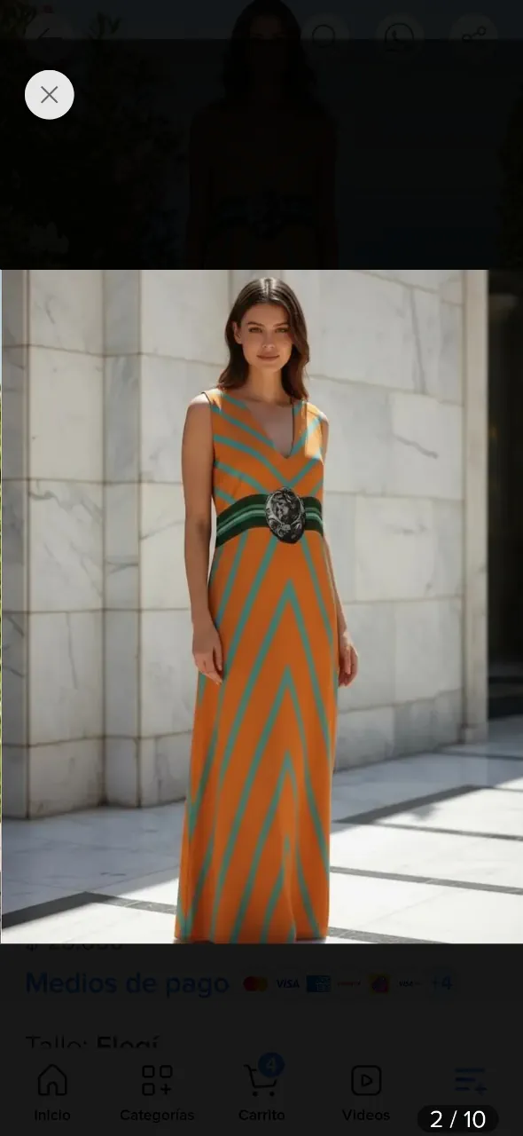 Vestido La embajada - imagen 1