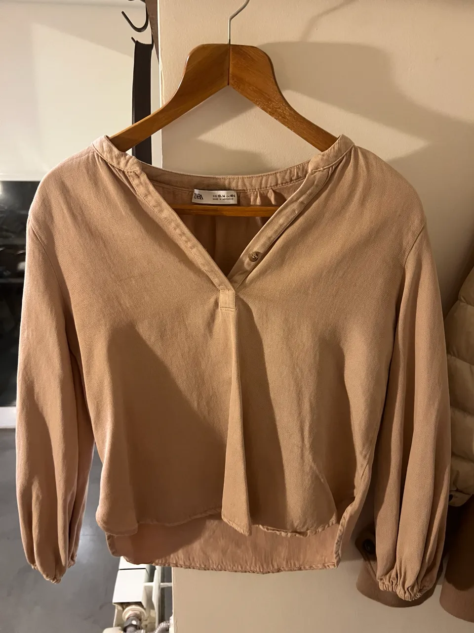 Camisa manga larga Zara · Talle 14 años / 164 cm