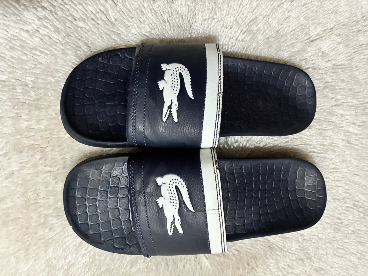Ojotas Lacoste · Talle AR 40