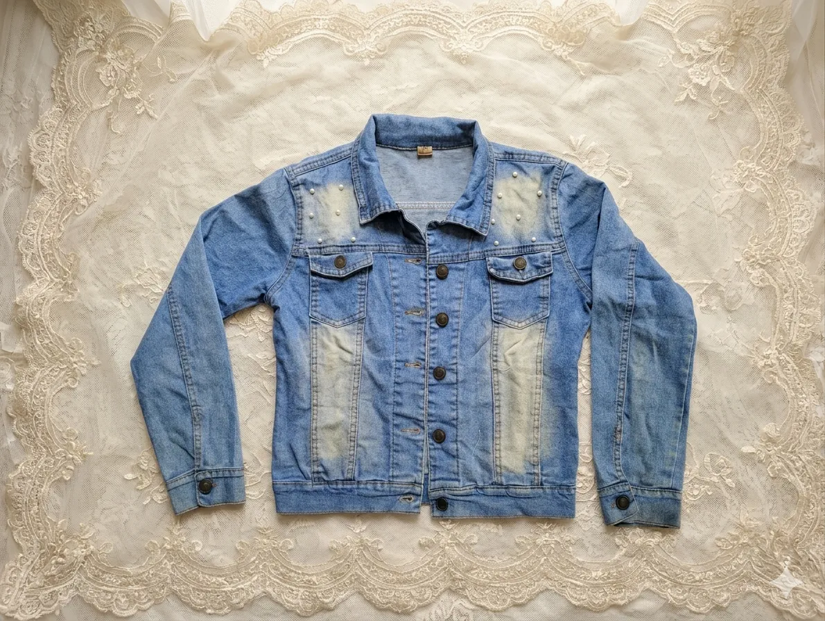 Campera de jean Sin marca · Talle 9 años / 134 cm