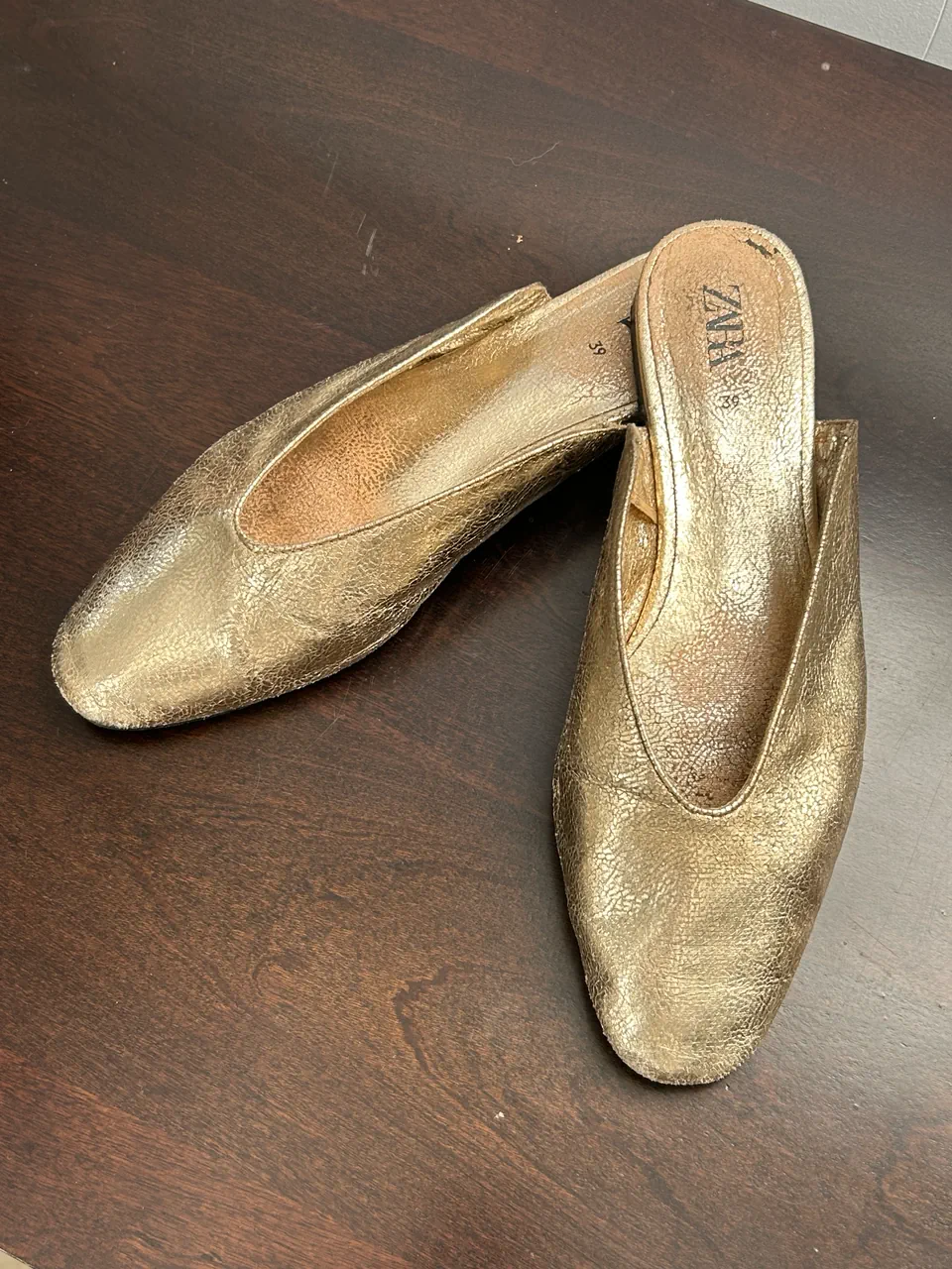 Zuecos Zara · Talle AR 39