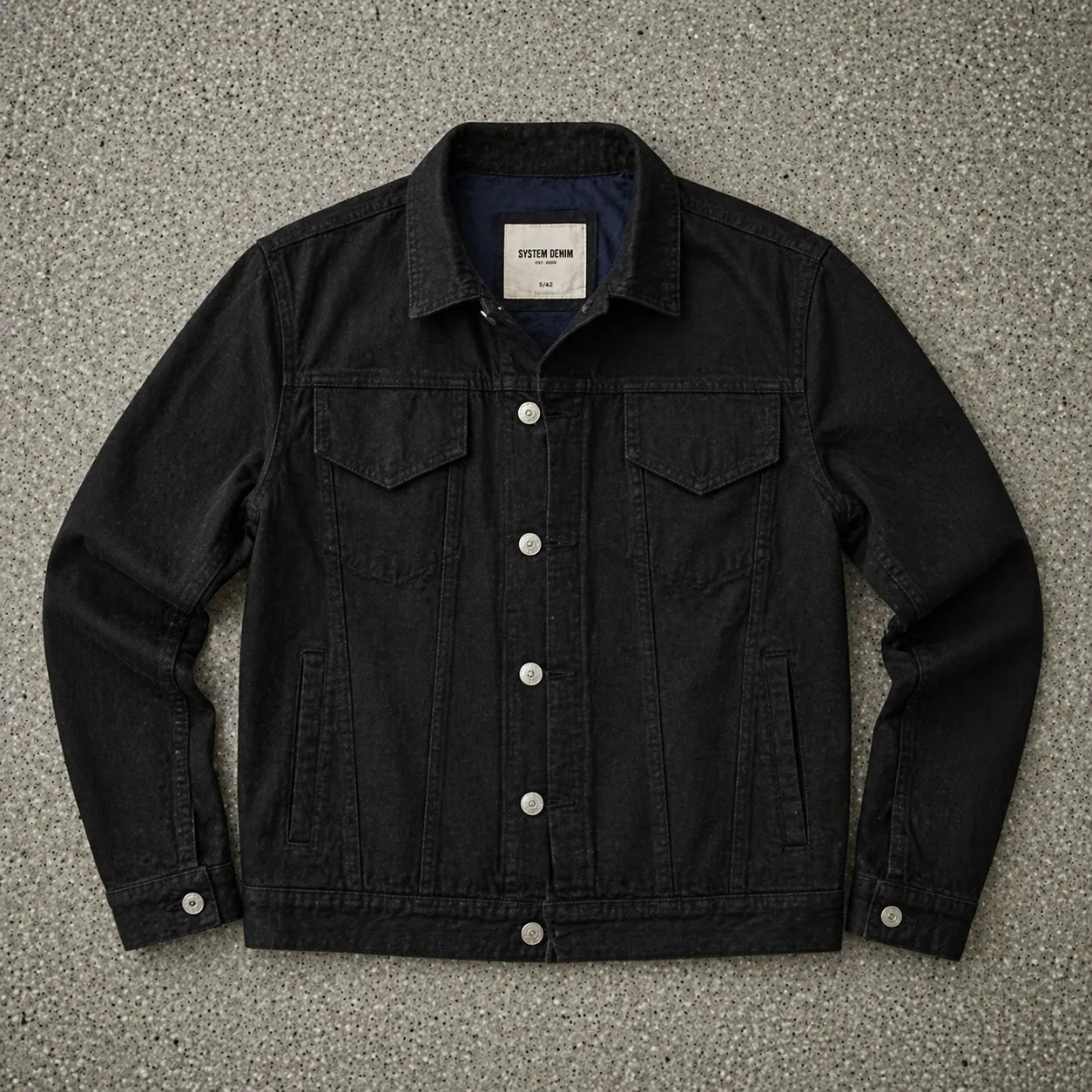 Campera System denim · Talle S