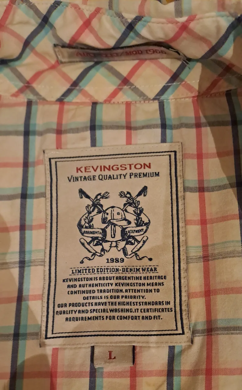 Camisa Kevingston · Talle L
