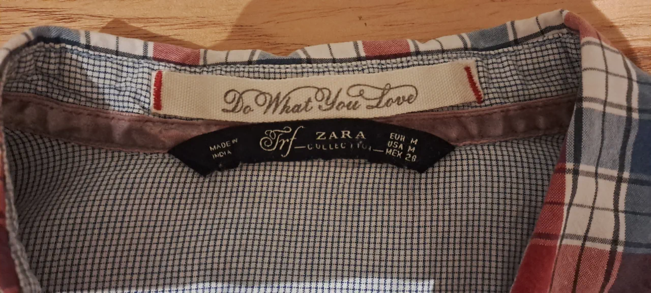 Camisa Zara · Talle M