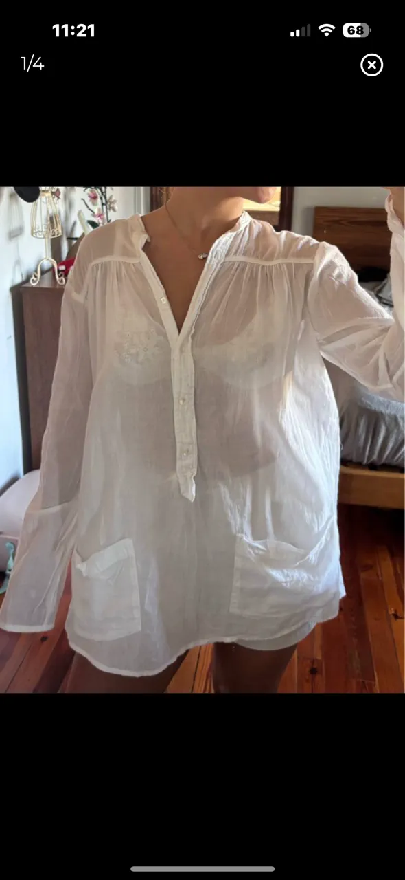 Camisa Zara Basic - imagen 1