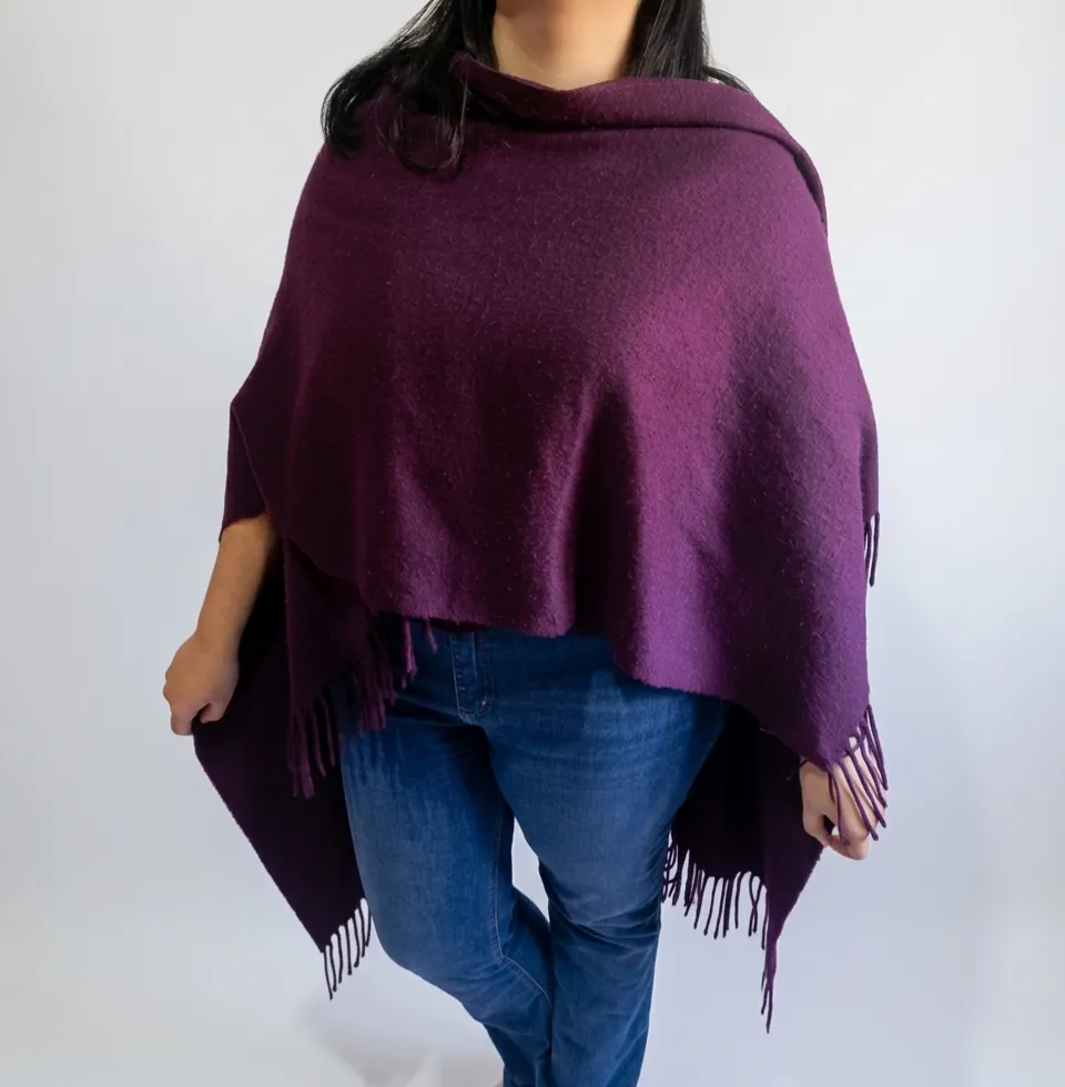 Poncho Nevada made in italy · Talle único