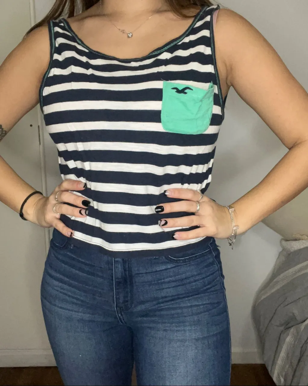 Musculosa Hollister · Talle XS