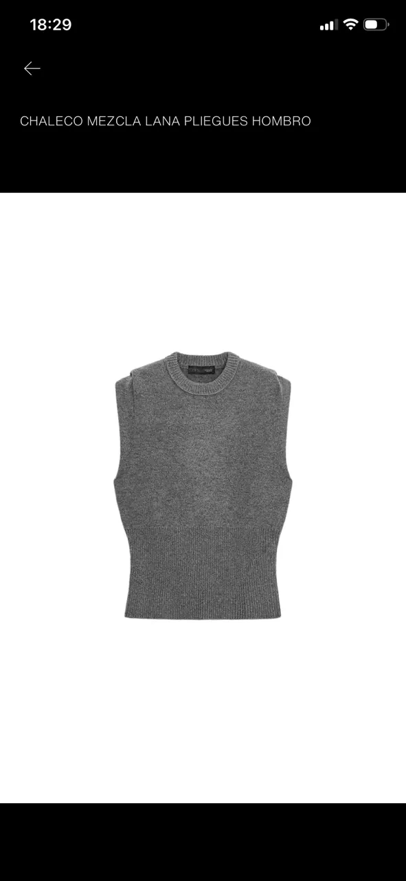 Chaleco Zara · Talle M