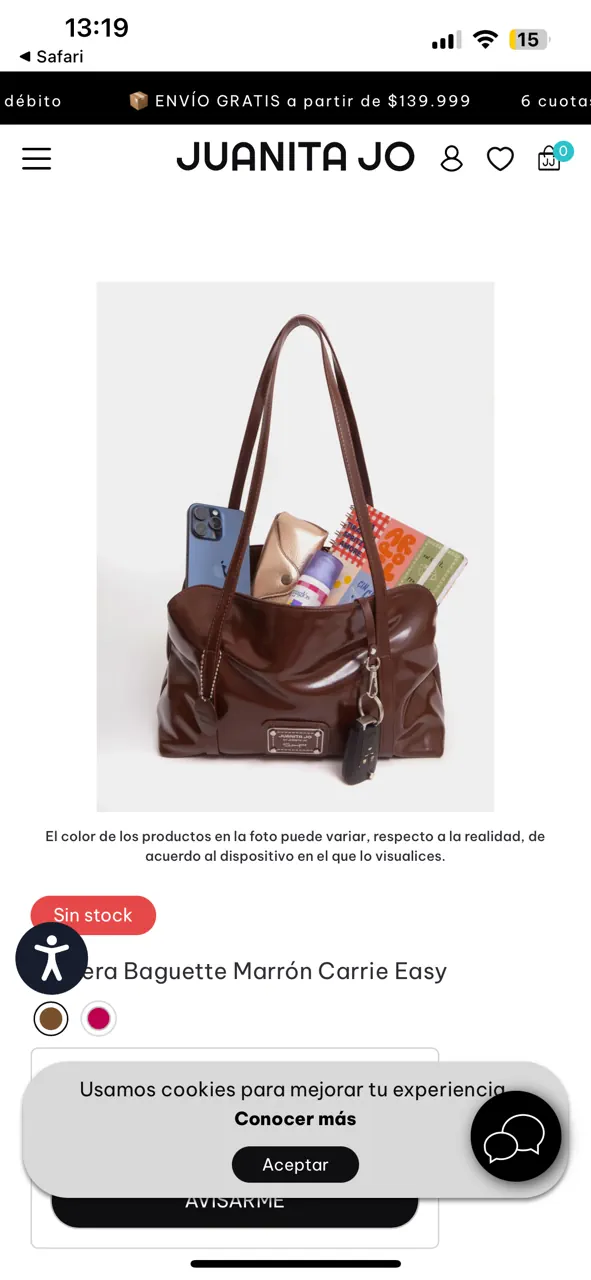 Cartera Juanita Jo - imagen 1