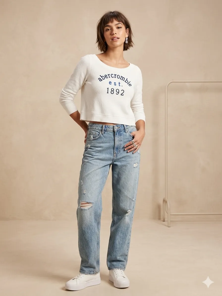 Remera Abercrombie kids · Talle M