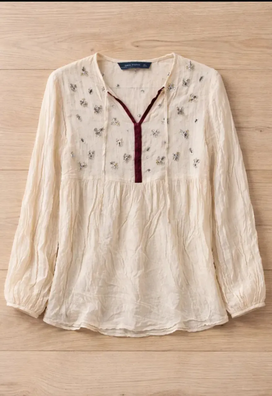 Blusa Zara · Talle M