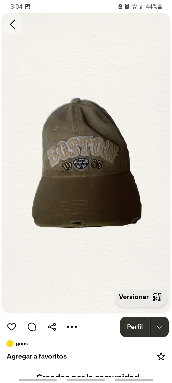 Gorra TODOMODA