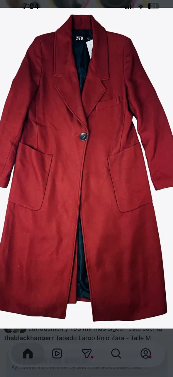 Tapado Zara - imagen 1