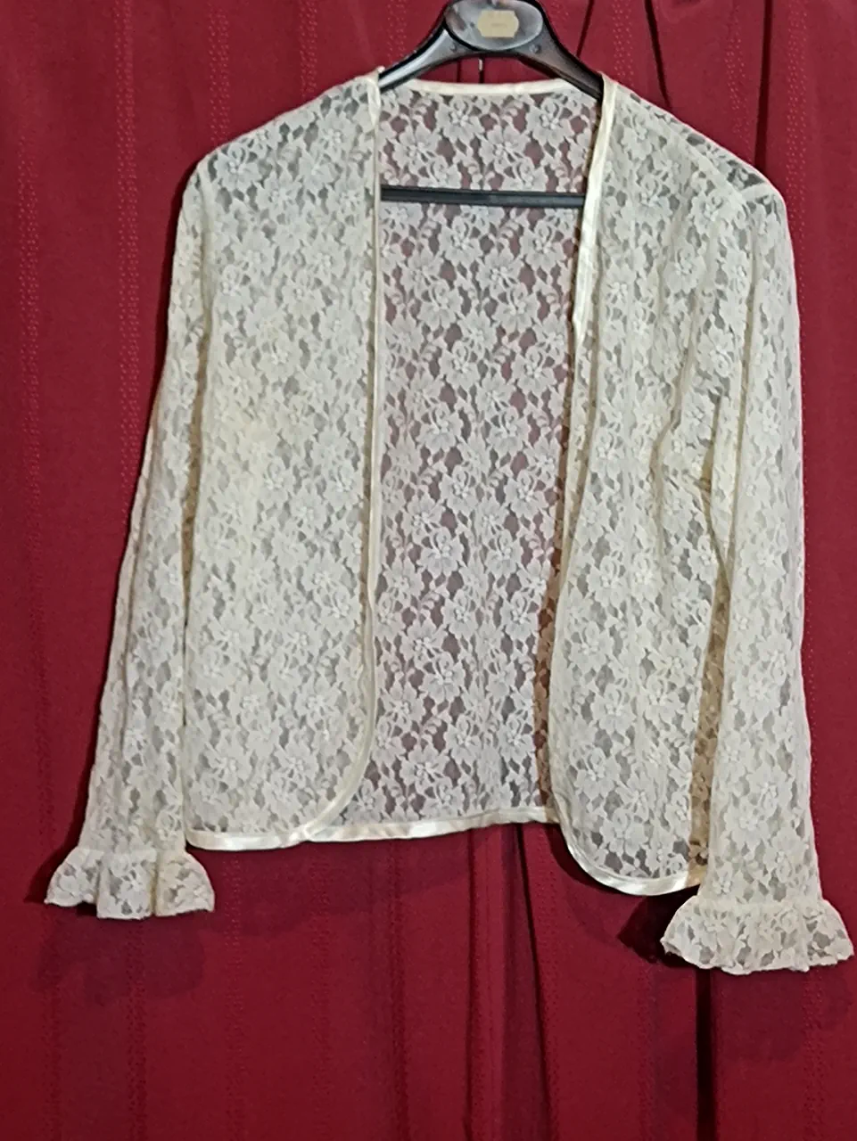 Cardigan Detalles en encaje - imagen 1