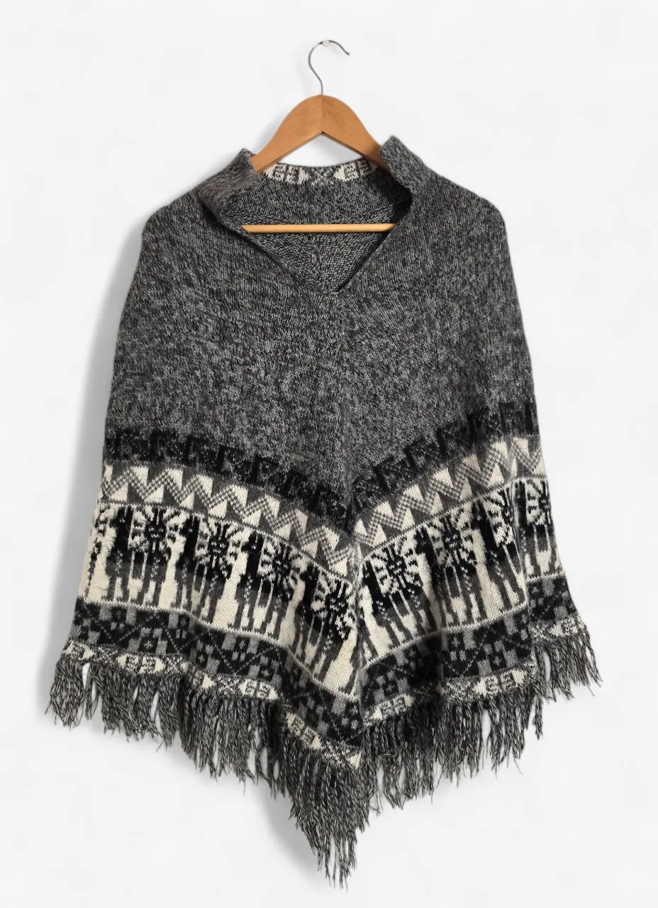 Poncho Poncho alpaca - imagen 1