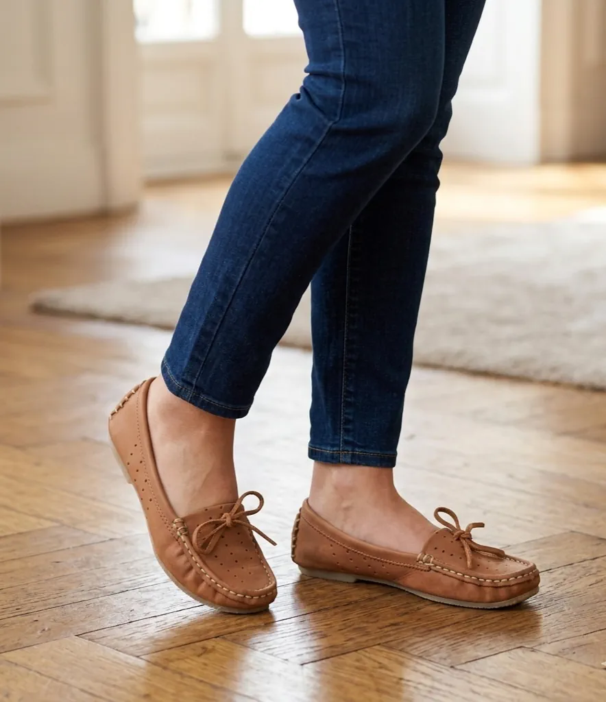 Zapatos Mocasin cuero - imagen 1