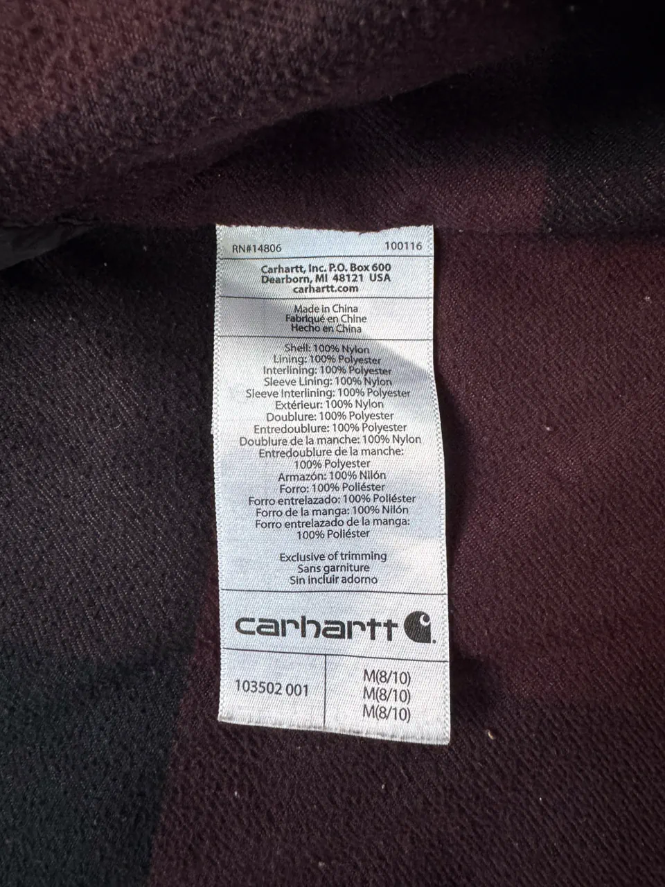 Campera Carhartt - imagen 8