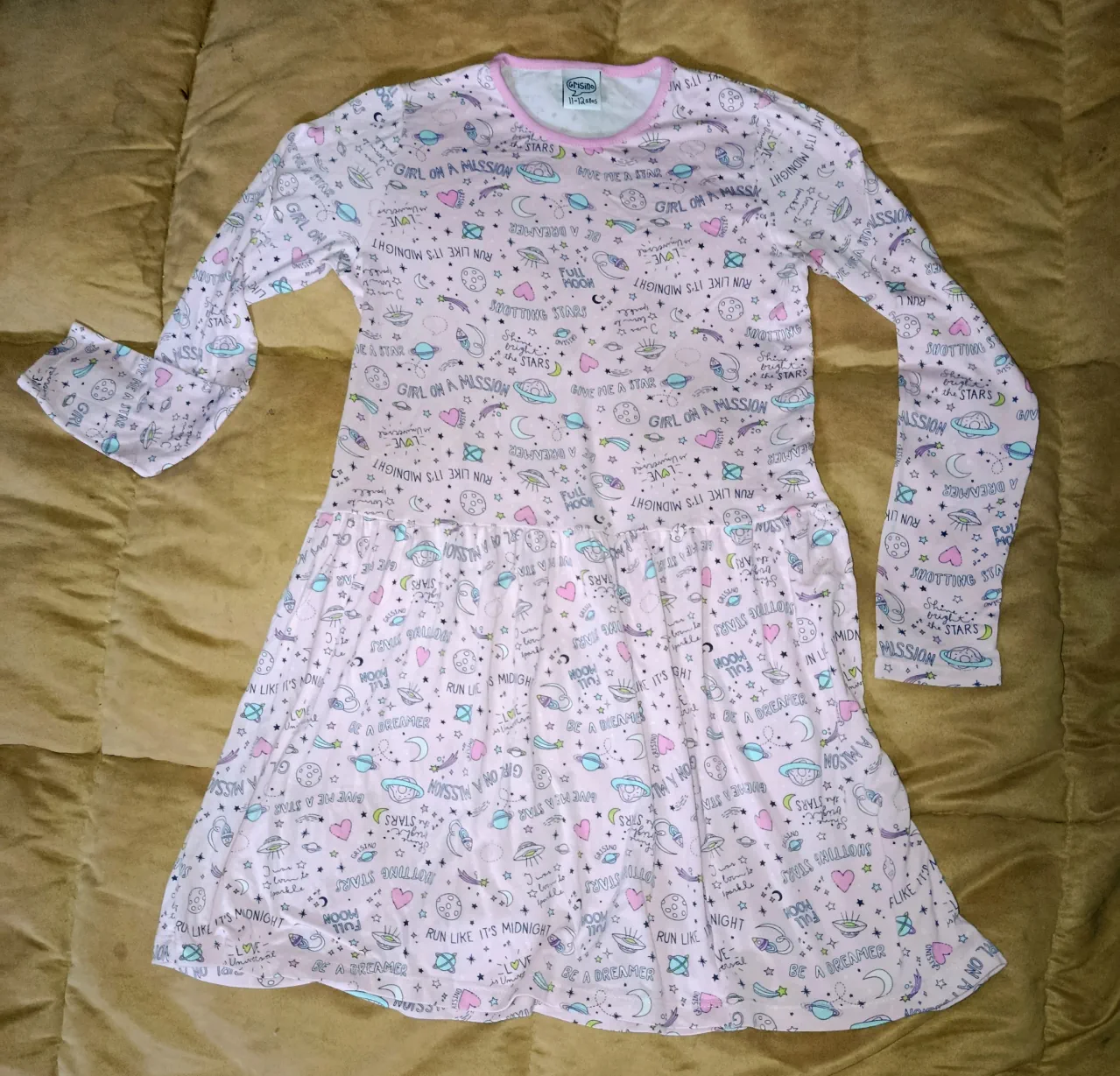 Vestido corto Grisino · Talle 11 años / 146 cm