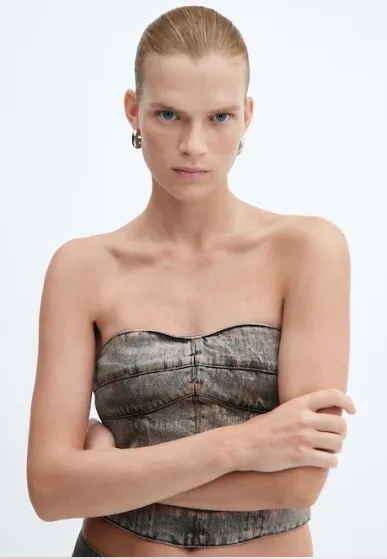 Top Mango · Talle M