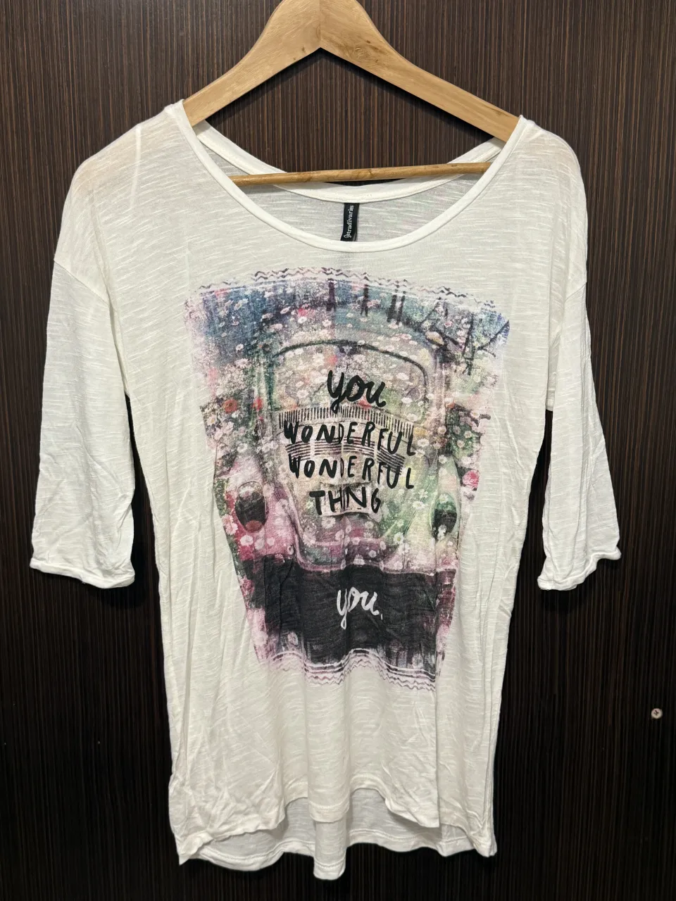 Remera Stradivarius · Talle M