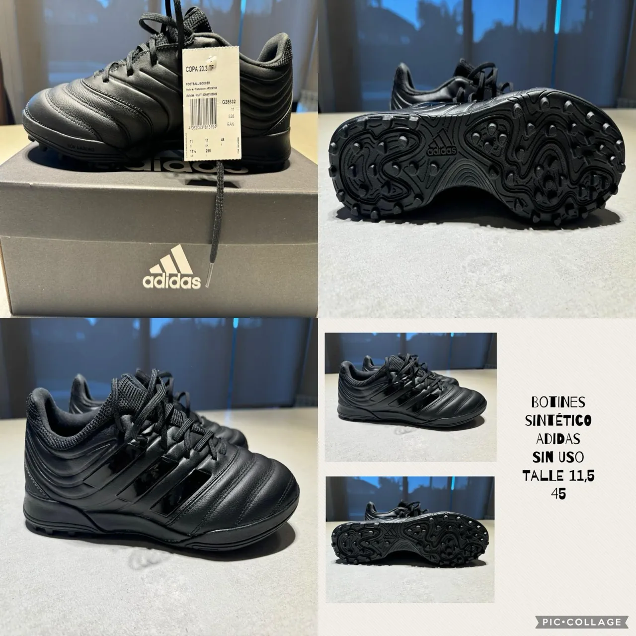 Botines adidas · Talle US 11.5