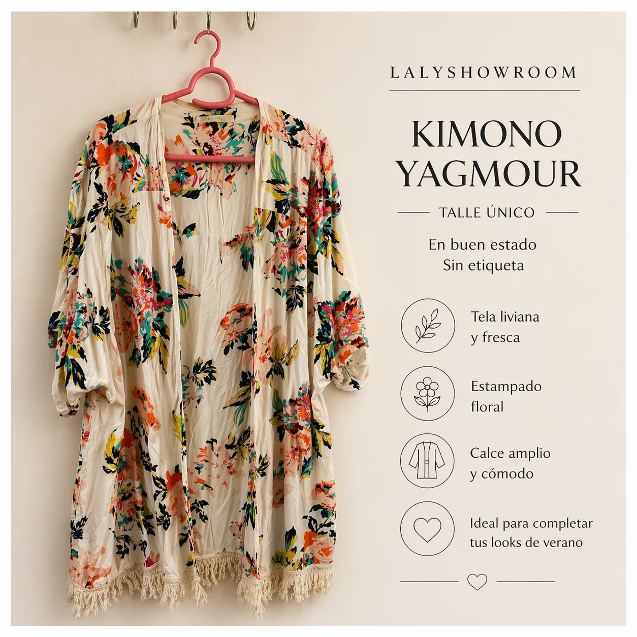 Kimono Yagmour · Talle único
