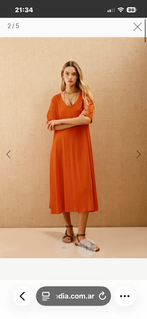 Vestido Rapsodia · Talle S