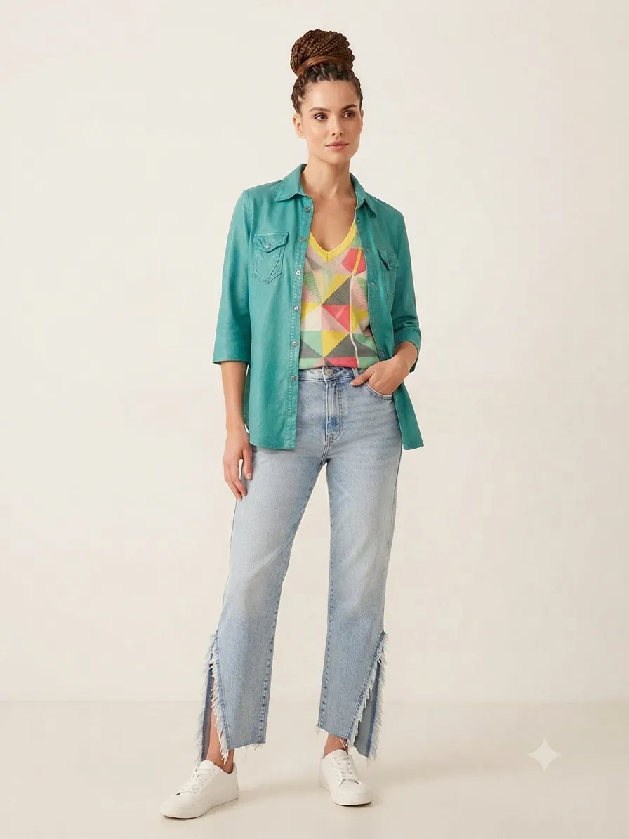 Camisa Jazmín Chebar · Talle 2