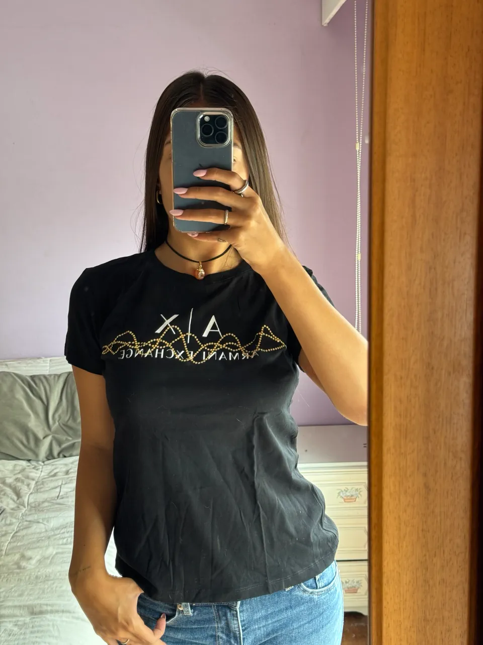 Remera Armani Exchange · Talle S