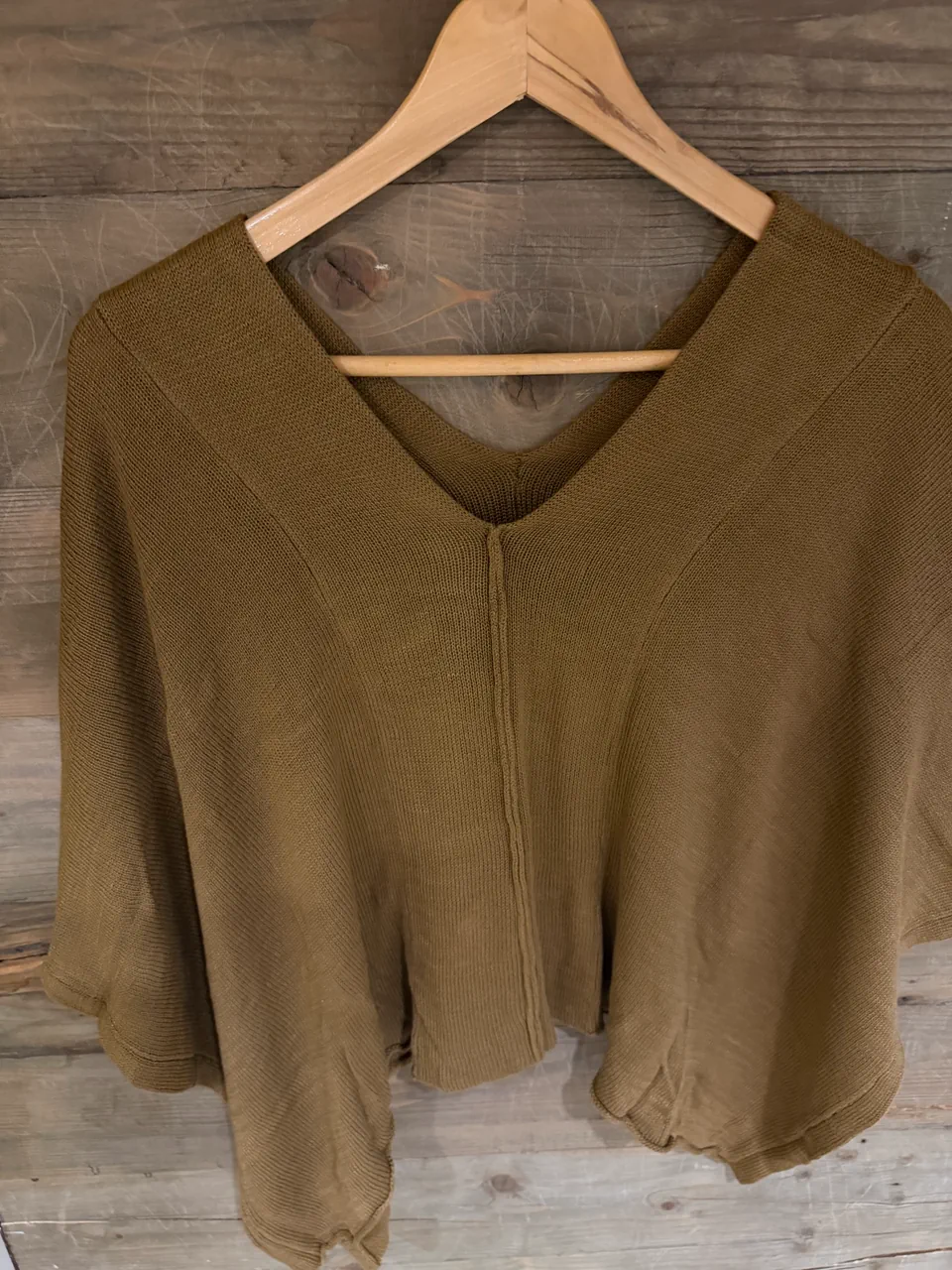 Sweater Poncho sin marca - imagen 2