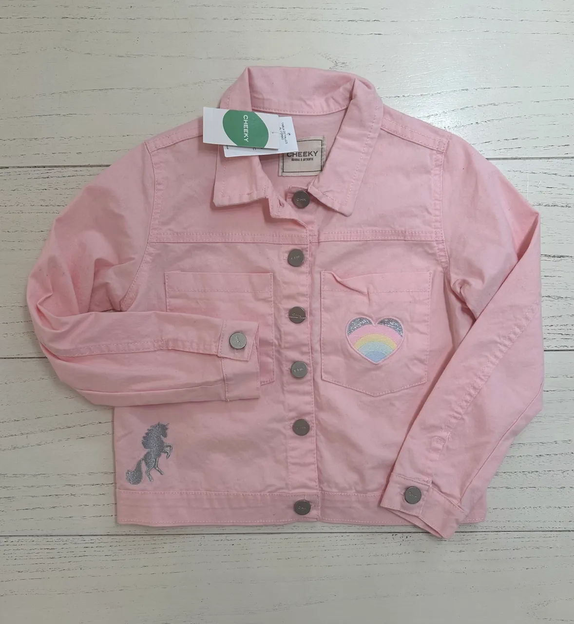 Campera de jean CHEEKY · Talle 10 años / 140 cm
