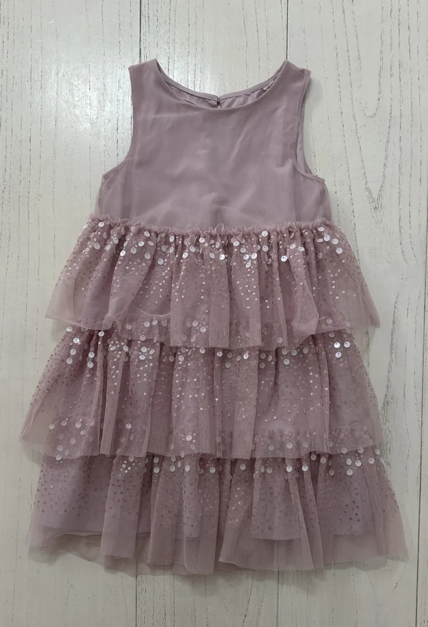 Vestido corto H&M · Talle 8 años / 128 cm