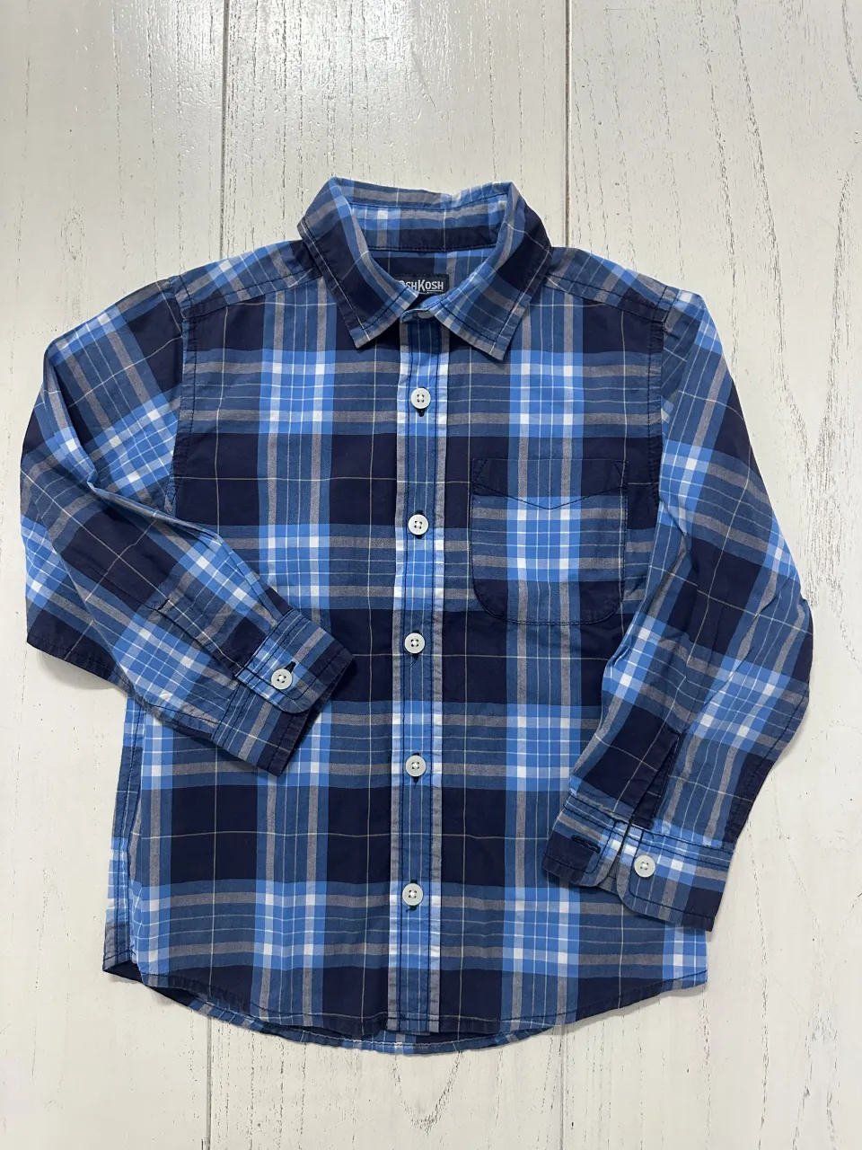 Camisa manga larga Oshkosh · Talle 4 años / 104 cm
