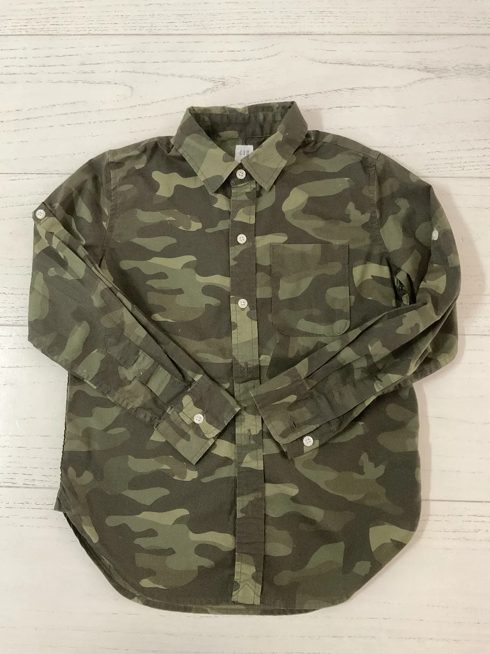Camisa manga larga GAP · Talle 8 años / 128 cm