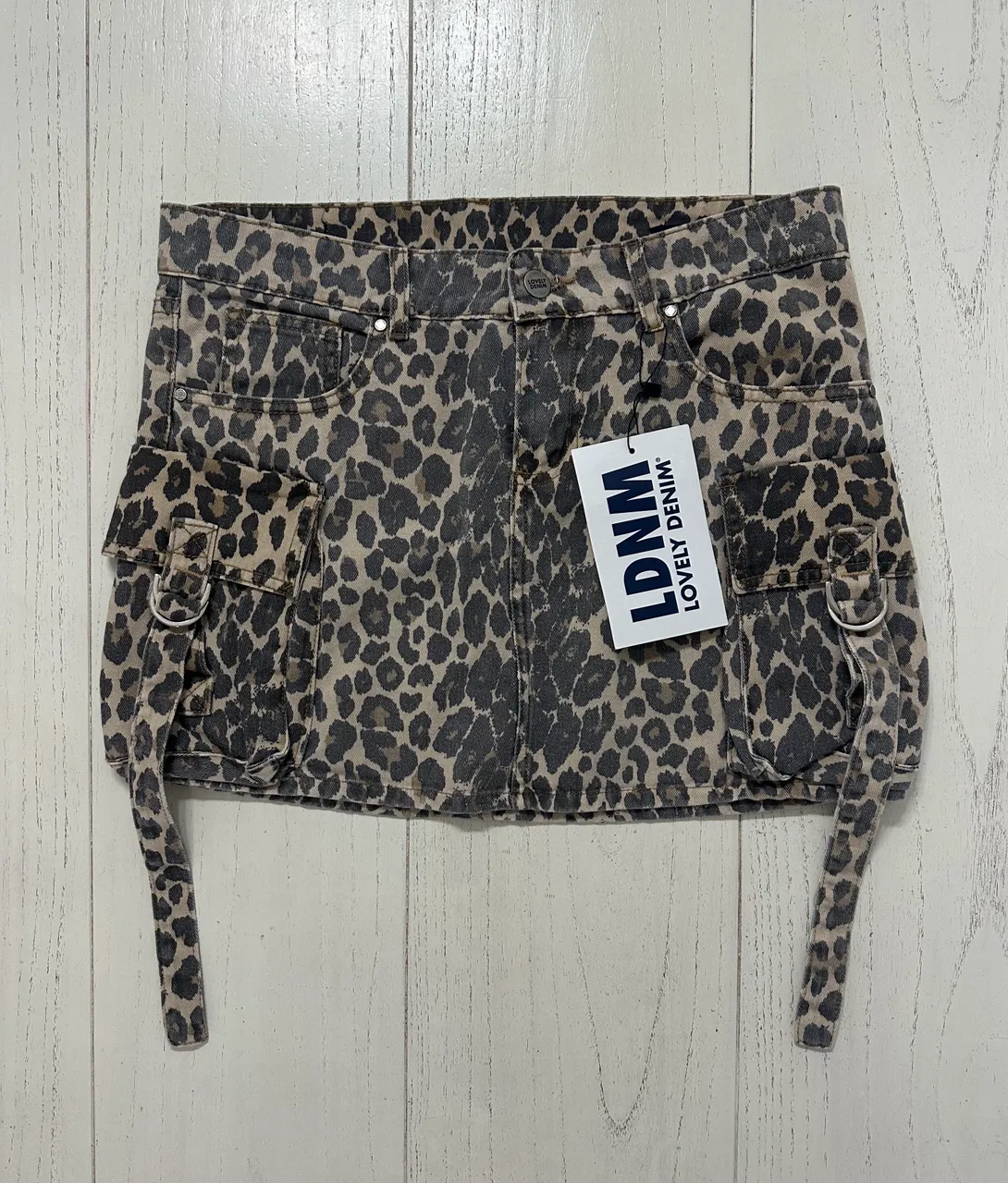 Pollera corta Lovely Denim · Talle S