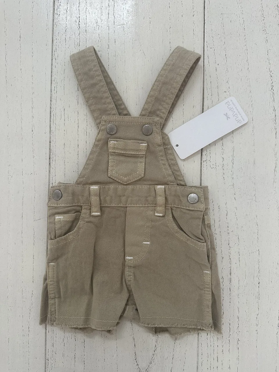 Jardinero corto Anavana · Talle 3-6 meses / 62 cm