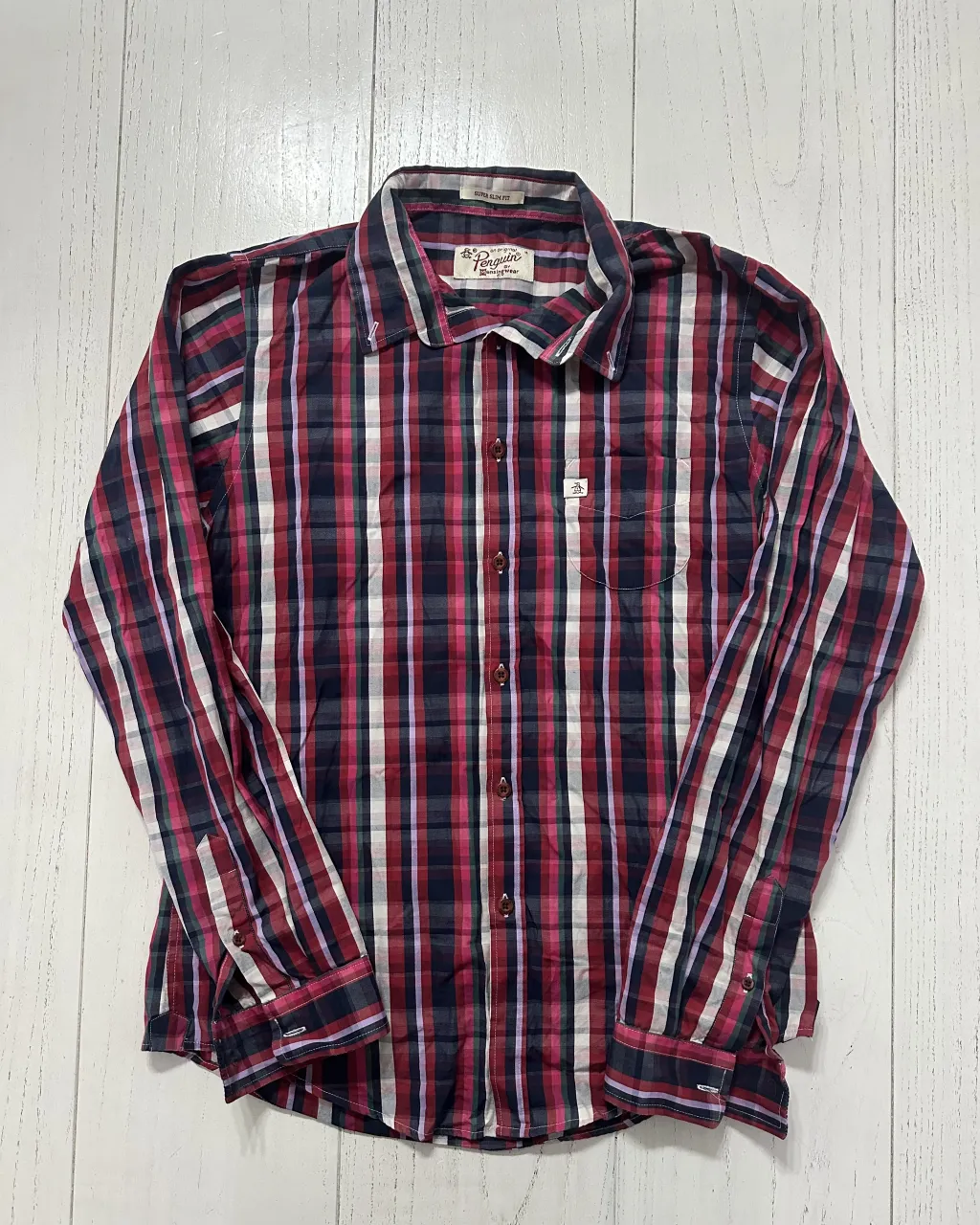 Camisa Penguin · Talle M