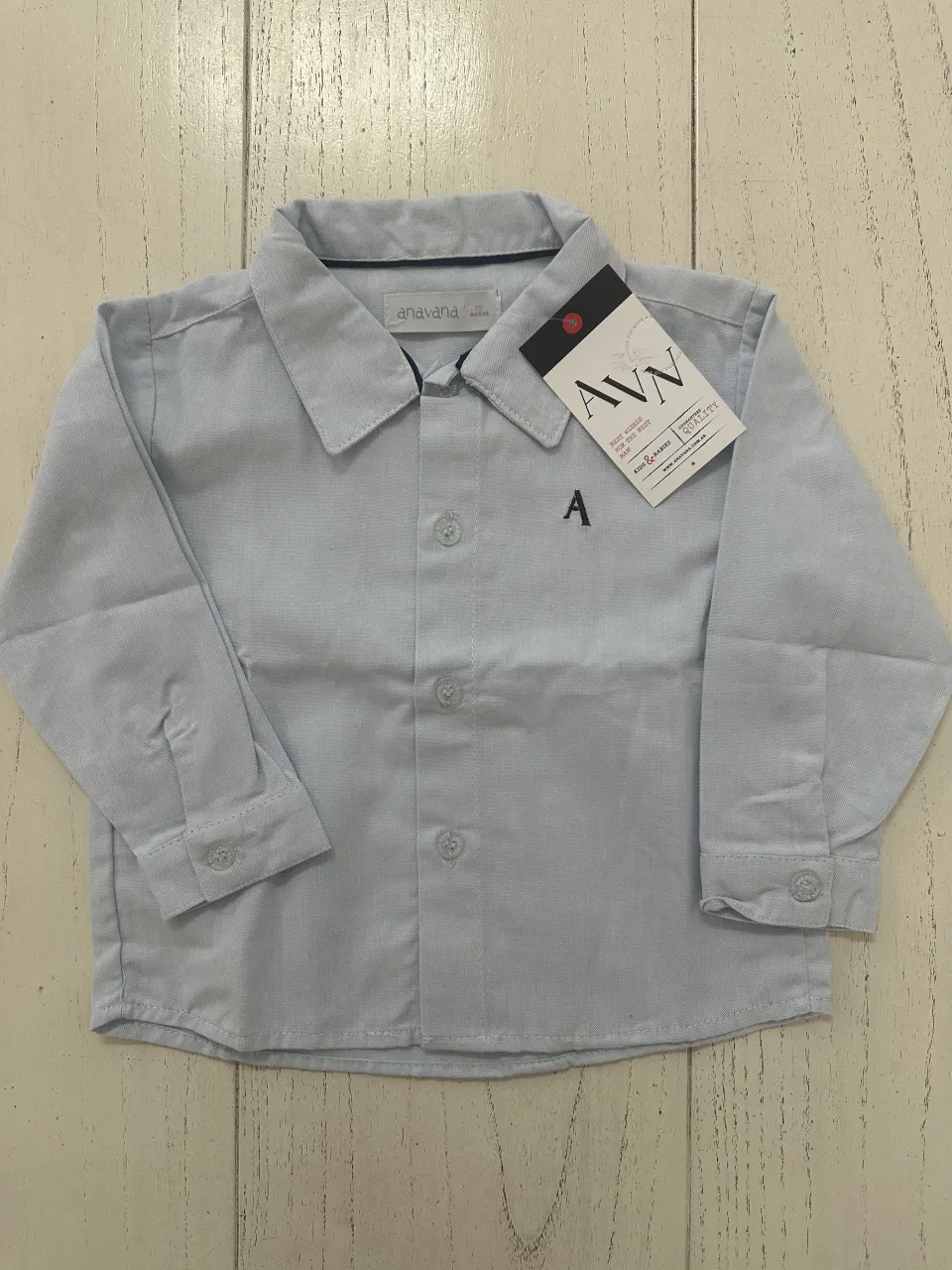 Camisa manga larga Anavana · Talle 9-12 meses