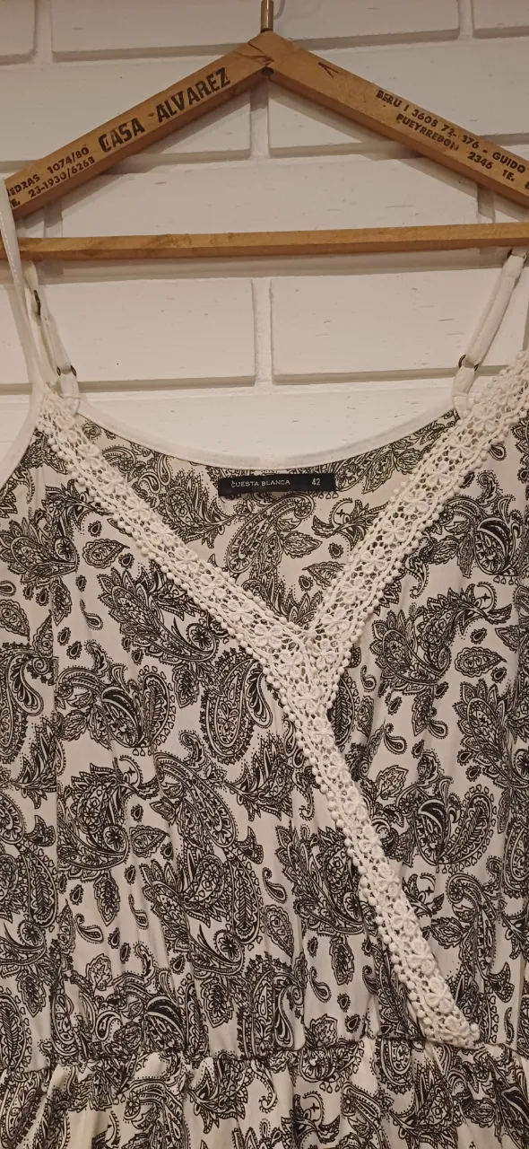 Vestido Cuesta Blanca · Talle M