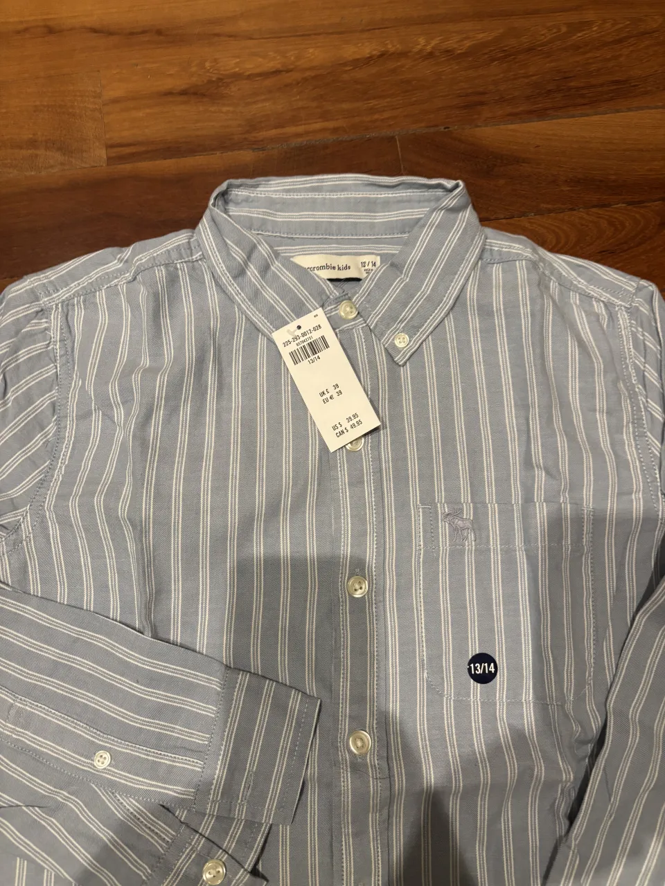 Camisa manga larga Abercrombie kids · Talle 13 años / 158 cm