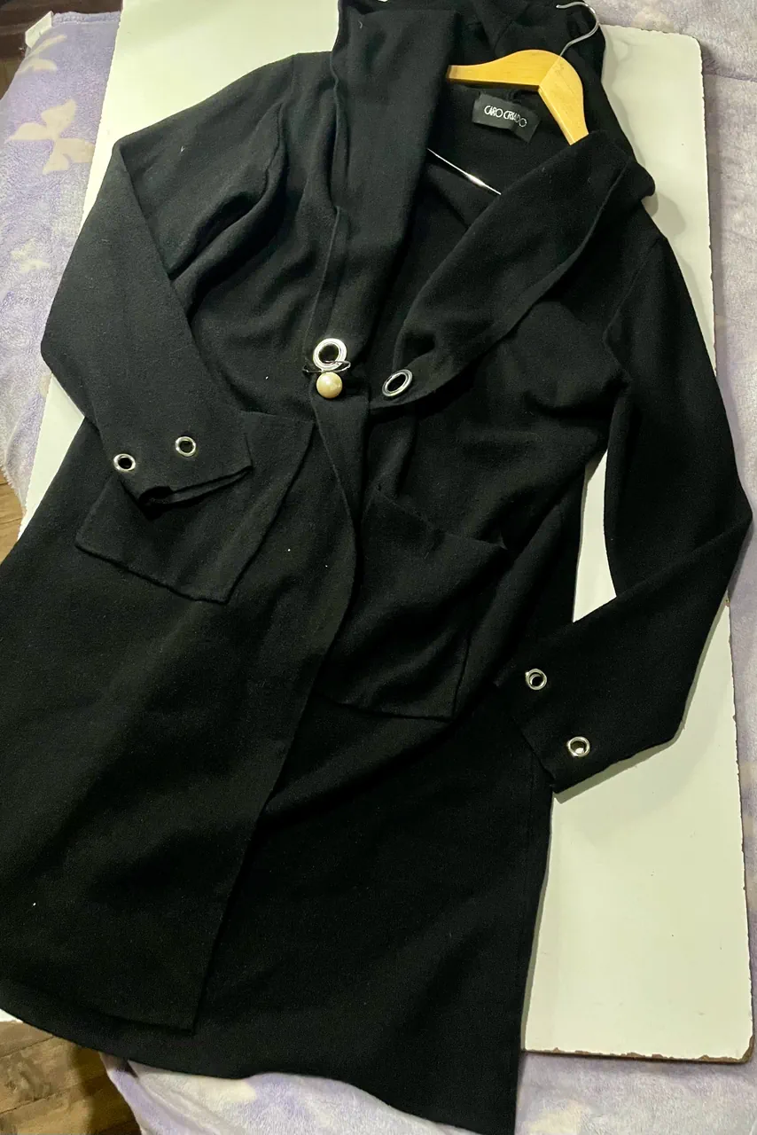 Cardigan Caro Criado · Talle XL