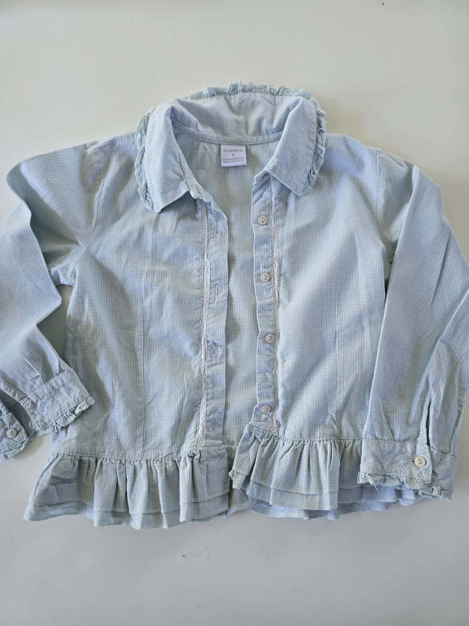 Camisa manga larga CHEEKY · Talle 6 años / 116 cm